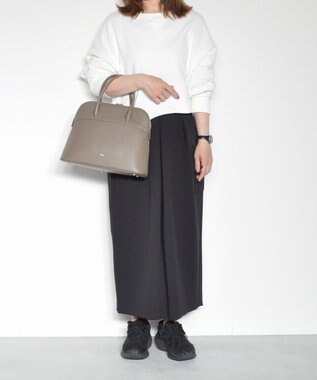 blancle シュリンクレザー  エンベディッド2WAYボストン BLACK