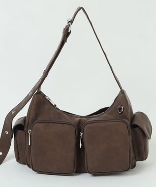 WEGO 2wayハトメショルダー ブラウン