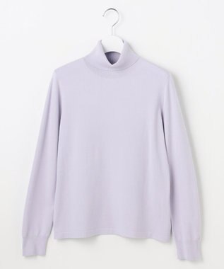 J.PRESS LADIES L 【人気のため新色追加】PRINCE タートルネック ニット ラベンダー系