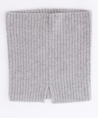 23区 ピュアカシミヤ ネック ウォーマー ライトグレー系