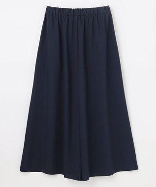 ANY 楽映えガウチョパンツ ネイビー