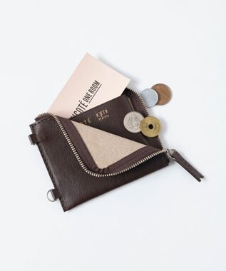 TRICOTE MIX MATCH LEATHER BAG／ミックスマッチレザーバック 87BROWN