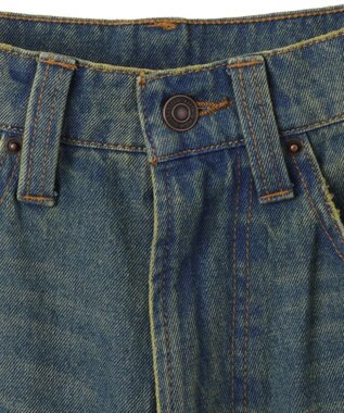 WEGO サイドラインワイドデニムパンツ デニム中濃加工色