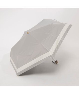 UNBILLION カシュネ cachenez / PU切り継ぎボーダー3段折りたたみ傘
