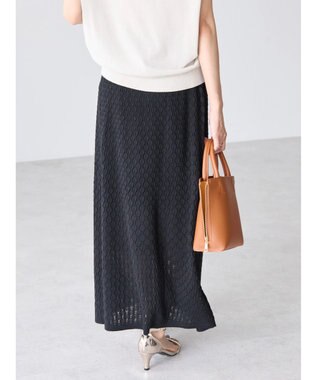 AMERICAN HOLIC レース編みスカート Black