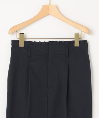 組曲 【ストレッチ・イージーケア】ハイウエストチノ パンツ ネイビー系
