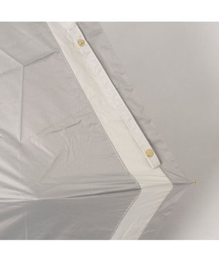 UNBILLION カシュネ cachenez / PU切り継ぎボーダー3段折りたたみ傘 GY