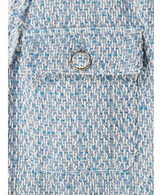 earth music&ecology ツイードジレ Blue