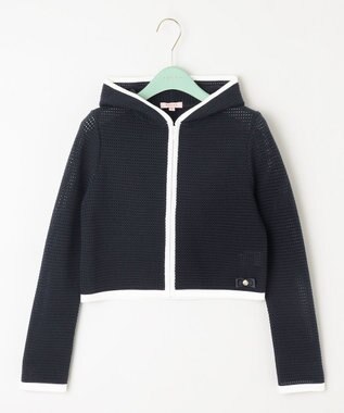 TOCCA 【洗える！】SCOOP フーディボレロ ネイビー系