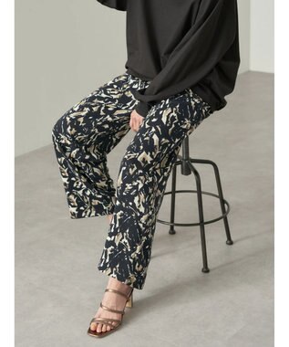 AMERICAN HOLIC アソートプリントリラックスパンツ Black