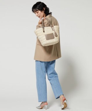 LA BAGAGERIE 【メイズ】ワイドバスケット グレージュ