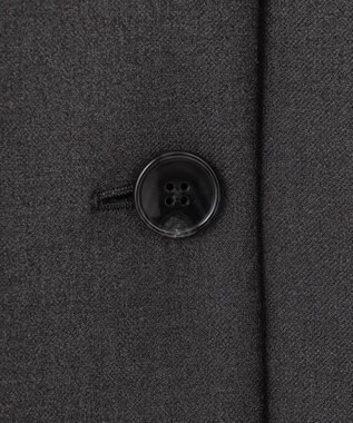 #Newans 【セレモニーにも】〈亀恭子さんコラボ〉サイドギャザージレ グレー