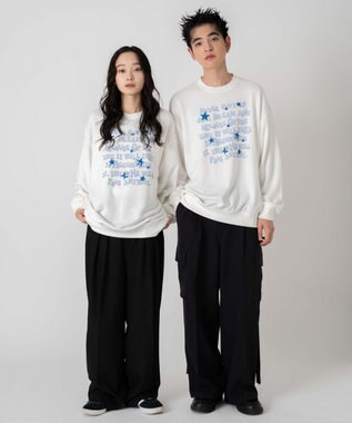 WEGO 【ユニセックス着用ITEM/SMLサイズ展開】アソートグラフィックプルオーバー 柄35