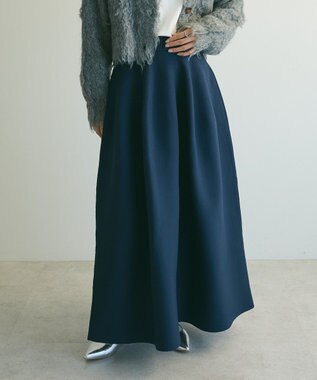 Green Parks armonia．バルーンニットスカート Navy