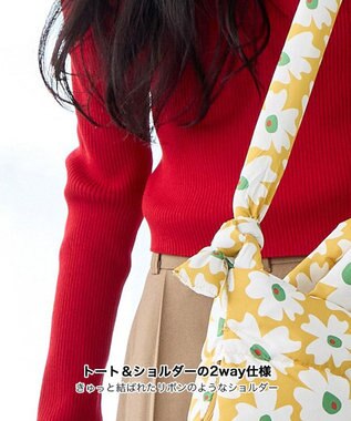 ROOTOTE 0696【弾む軽さフェザールー】FE.デリ.フラワーRTG-A 01：イエロー