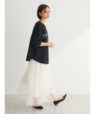 Green Parks ・ＥＬＥＮＣＡＲＥ　ＤＵＥ　２ｗａｙチュールキリカエスカート Ivory