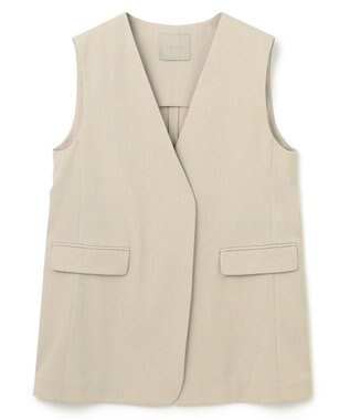 UNFILO L TENNEN TOUCH ミドルジレ ベージュ