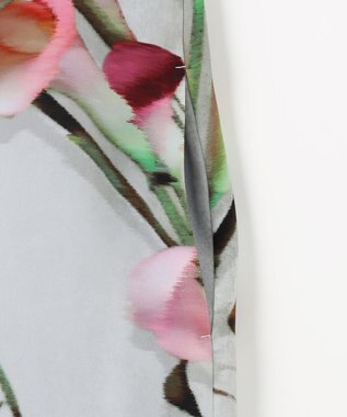 自由区 【カトリエムブーケ】Calla カラーモチーフドレス サンドベージュ