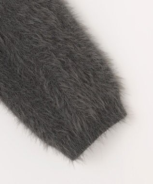 Feroux 【尾﨑真衣さんコラボ商品】フェザータッチニット カーディガン グレー系