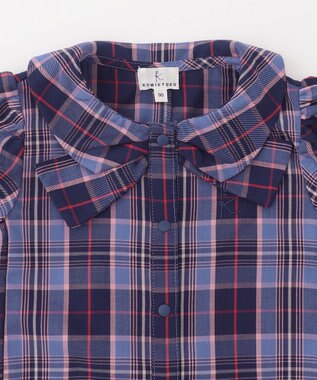 組曲 KIDS 【90-100cm】ブリティッシュ ワンピース ネイビー系3