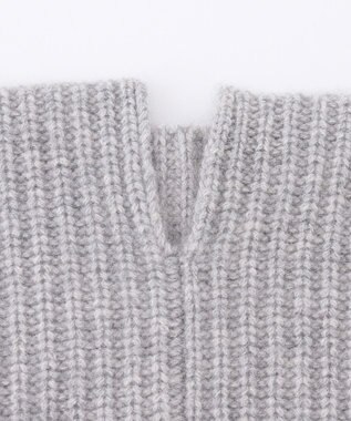 23区 ピュアカシミヤ ネック ウォーマー ライトグレー系