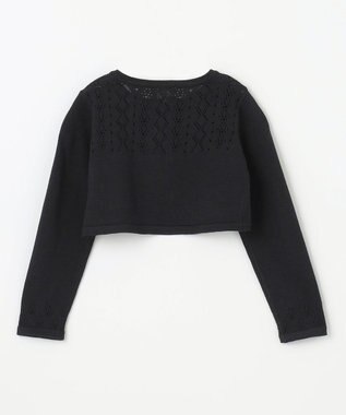 組曲 KIDS 【110-140㎝】レーシー ボレロ ブラック系