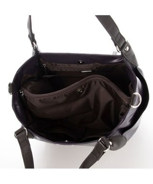 LA BAGAGERIE EMAILLERシリーズ　2wayトート　Sサイズ パープル