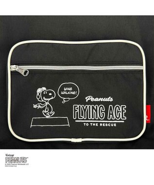 ROOTOTE 8388【スヌーピー】IP.セオルー.デルタ.ピーナッツ-9J 01：ブラック