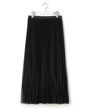 23区 【GOLD LABEL/見上愛さん着用】チュールプリーツ スカート ブラック系