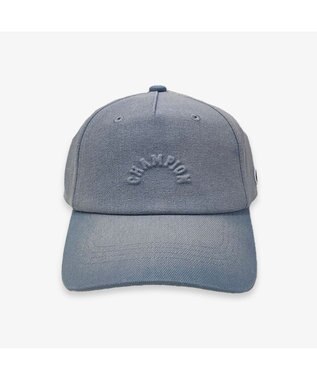 林八百吉商店 Champion　デニムエンボスローキャップ ライトブルー