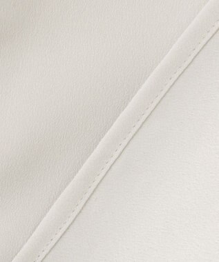 J.PRESS LADIES L 【洗える】ヌーディスバックサテン フリル襟 ブラウス ライトグレー系