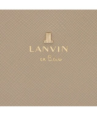 LANVIN en Bleu リュクサンブールカラー 二つ折りLファスナー財布 グレージュ
