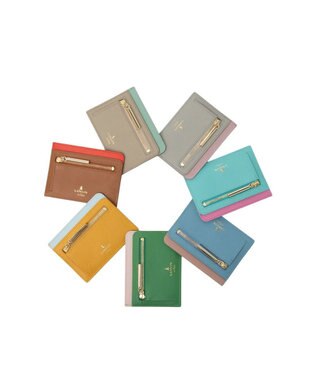 LANVIN en Bleu リュクサンブールカラー フラグメントケース エメラルドグリーン