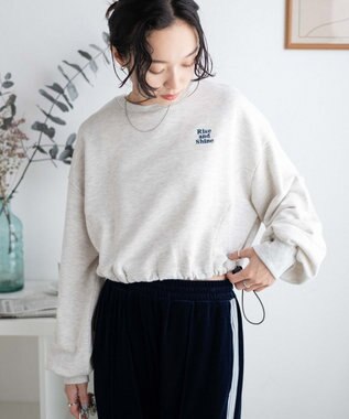 WEGO ドロストデザインPOスウェット