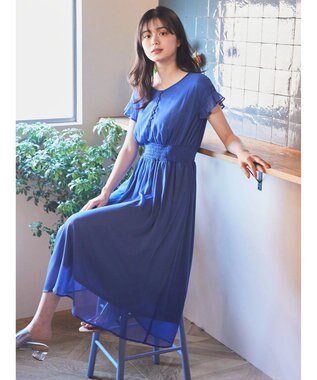 earth music&ecology シャーリングワンピース Black