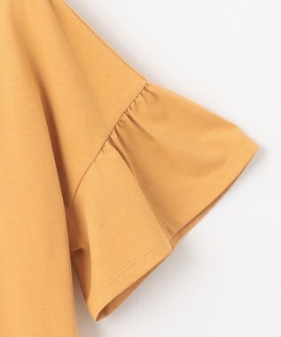 ANY SIS 【UVケア・接触冷感】汗ジミ防止加工カット ブラウス マスタード
