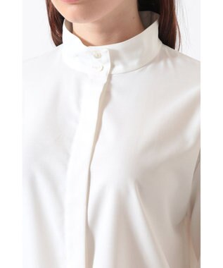 DAKS リボン付ブラウス（リムーバブルリボン） スノーホワイト
