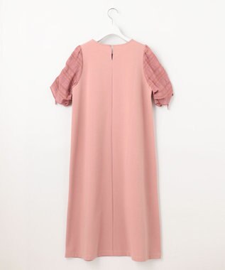 Feroux 【洗える】ドロストスリーブカットソー ワンピース ピンク系
