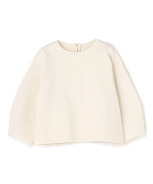 UNFILO L BEAUTY FORM KNIT フレアスカート セットアップ グレージュ×ブラック