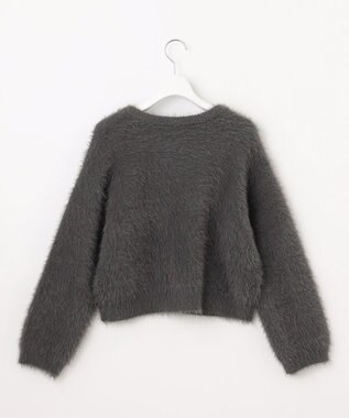 Feroux 【尾﨑真衣さんコラボ商品】フェザータッチニット カーディガン グレー系