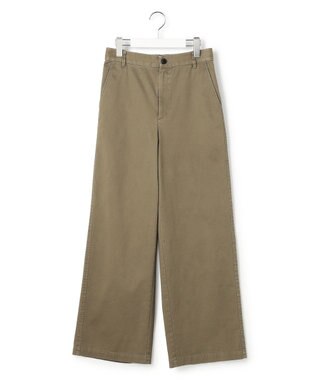 23区 【先行予約/Oggi9月号掲載/洗える】ストレッチギャバ チノ パンツ カーキ系