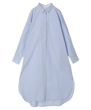 AMERICAN HOLIC ＵＶカット綿ブロードシャツワンピース Stripe