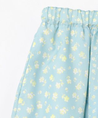 組曲 KIDS 【150-160㎝】フラワーパッチワークスカート サックスブルー系5