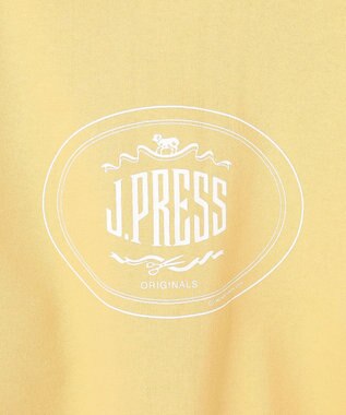 J.PRESS MEN 【J.PRESS ORIGINALS】【UNISEX】Supima Recycle French Terry Orval Logo Sweat Shirt イエロー系
