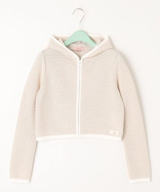 TOCCA 【洗える！】SCOOP フーディボレロ ベージュ系