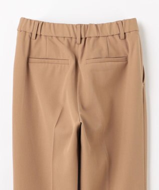 ANY 【洗濯機可/ストレッチ/ウエストゴム/裏起毛】マルチファンクションストレッチテーパードパンツ キャメル
