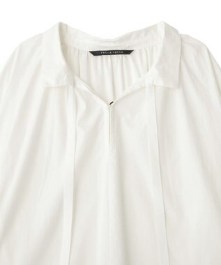 YECCA VECCA タイプライタースキッパーオーバーシャツ Off White