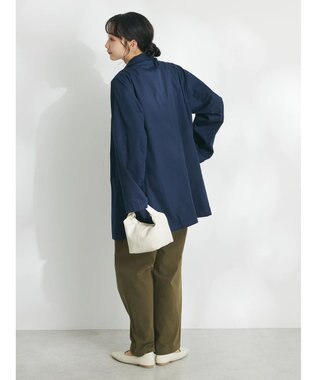 CRAFT STANDARD BOUTIQUE コットンギャバジンＷテーラードジャケット Navy