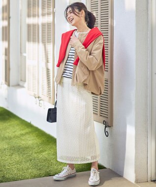 ANY L 撥水バルーンブルゾン ベージュ