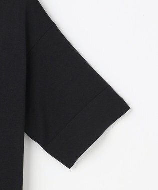 組曲 L 【先行予約】クリアストレッチスキッパーニット ワンピース ブラック系